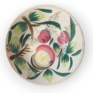 Vintage Ironstone China Hand Painted Fruit Serving Bowl EUC